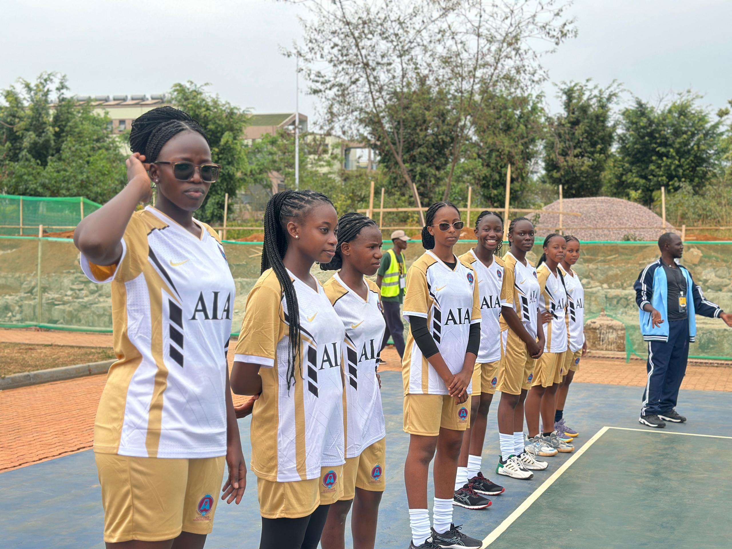 Sports Day at Asifiwe — basketball